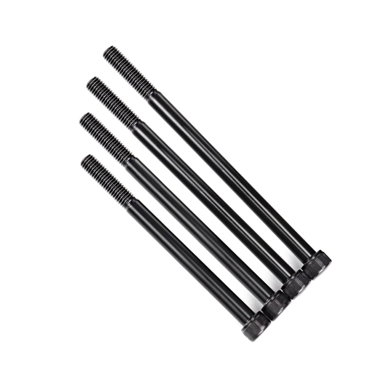 Černý napůl vlákno hexagonový šroub