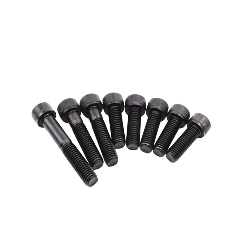 A2 70 černá nerezová ocel hexagonální zásuvka šroub