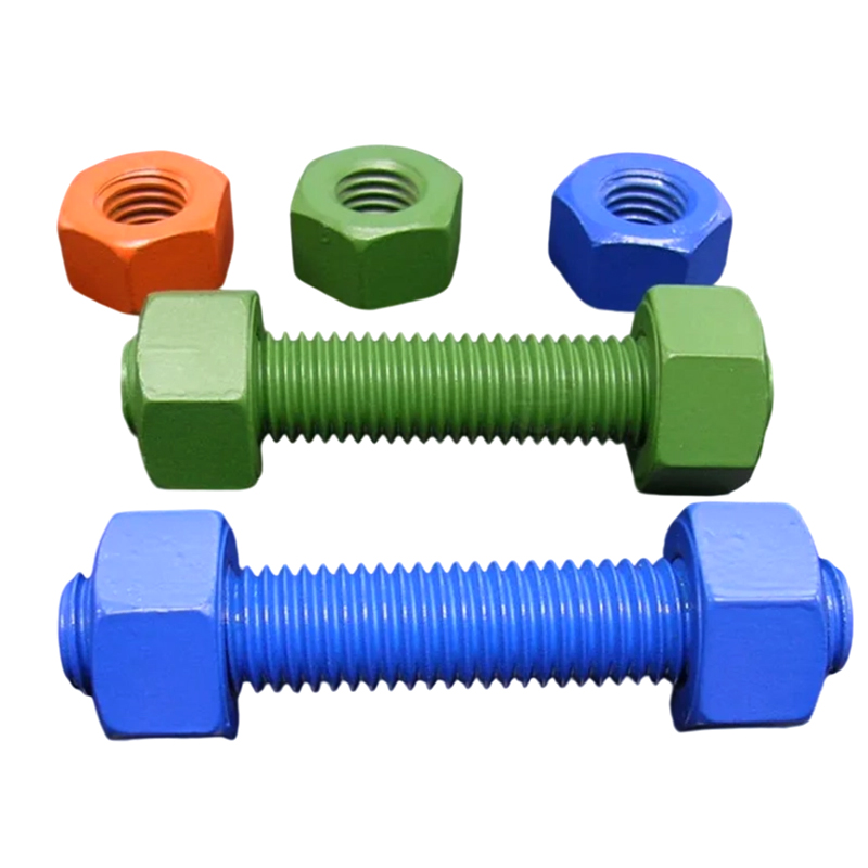 Legovaná ocel M27*300 PTFE / Dacromet Coating B7 Závitové tyče Svorníky